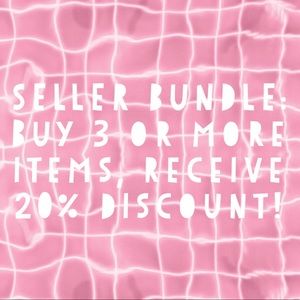 BUNDLE AND SAVE!!!